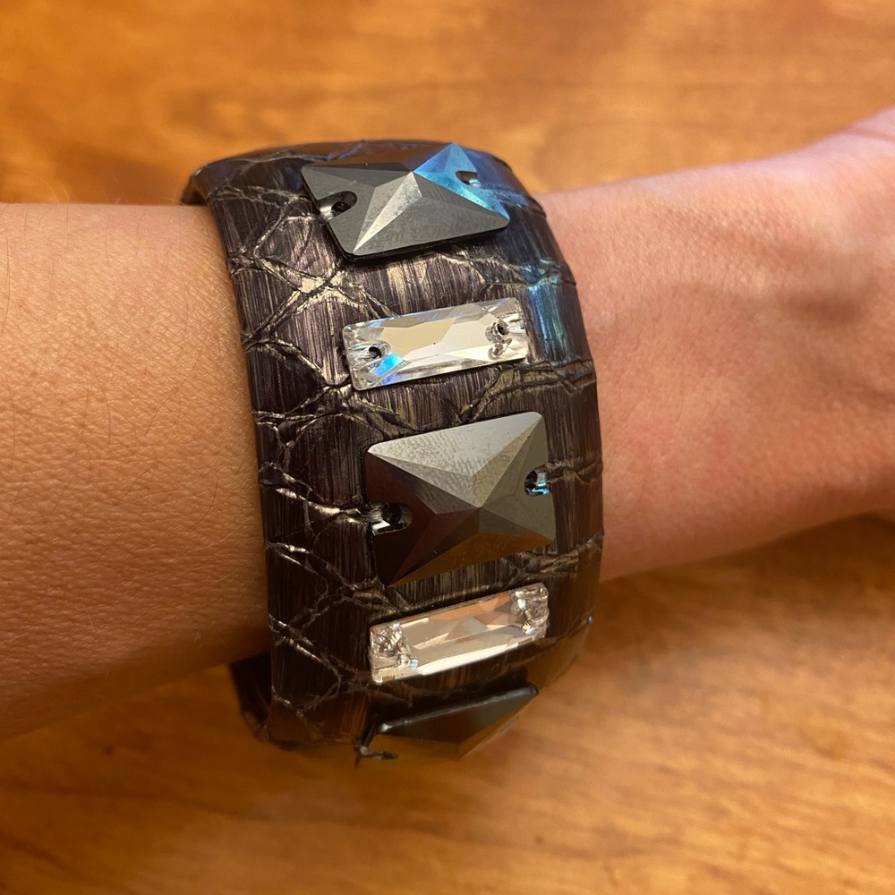 Cole Haan leather cuff bracelet